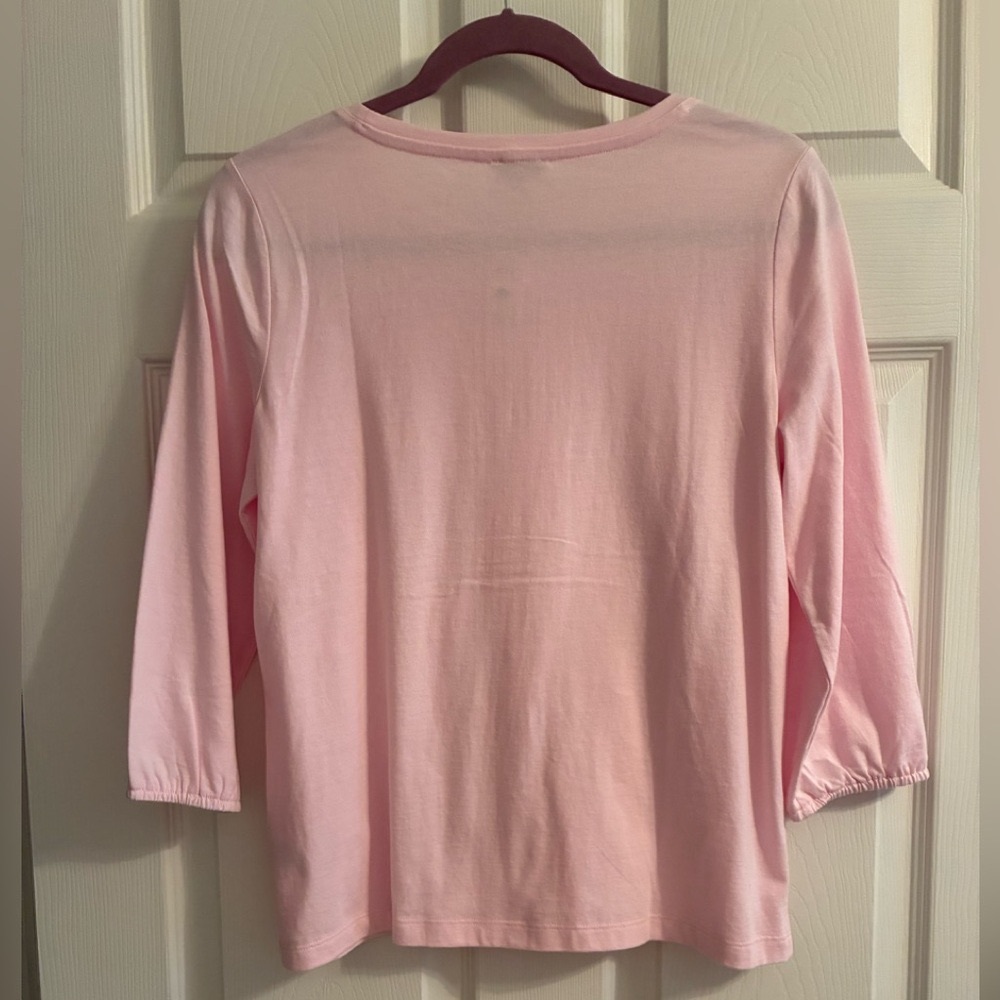 Talbots Pintuck cotton top NWT - Picture 2 of 8